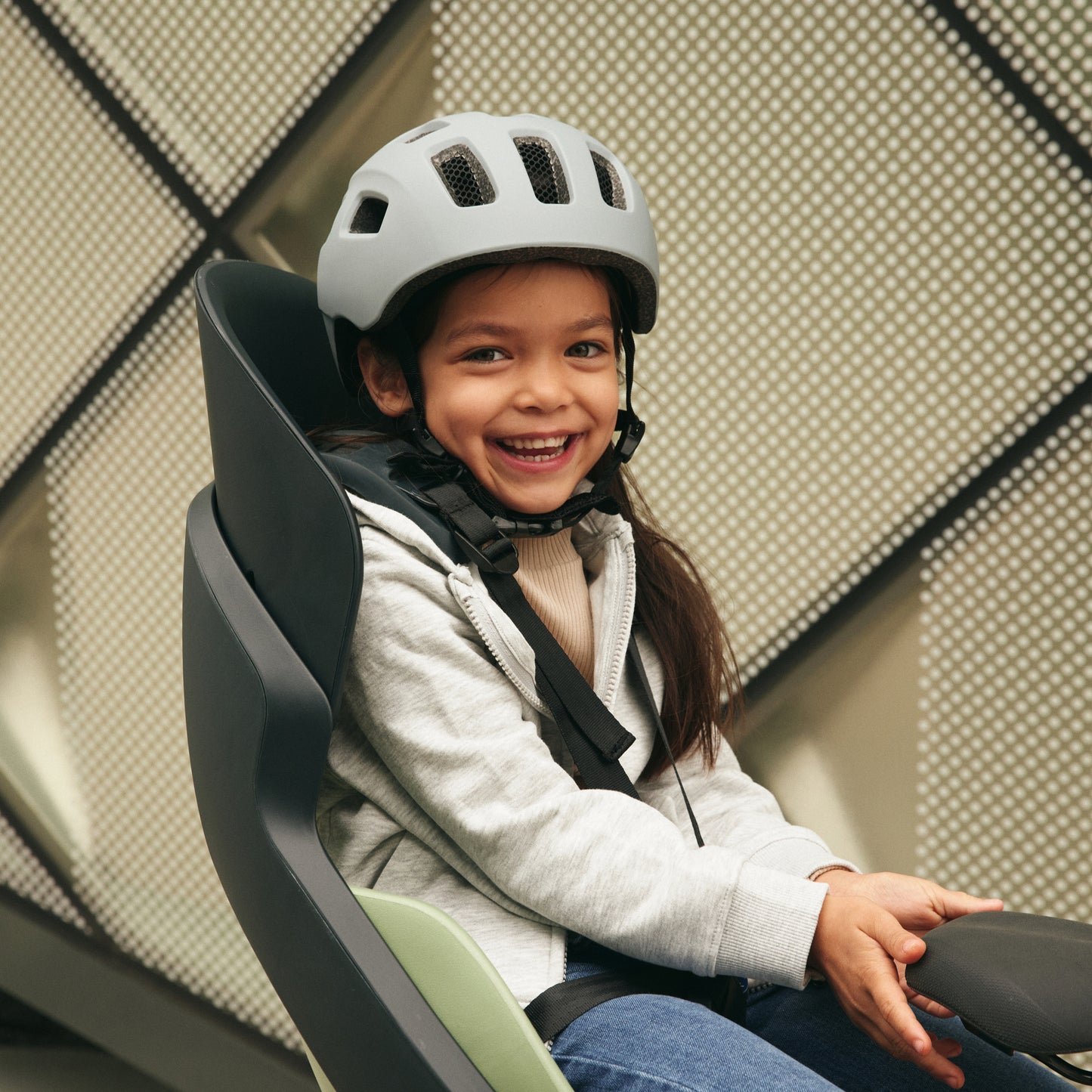 Prodigee Icon Rear Child Seat with Luggage Rack Orange Cushion