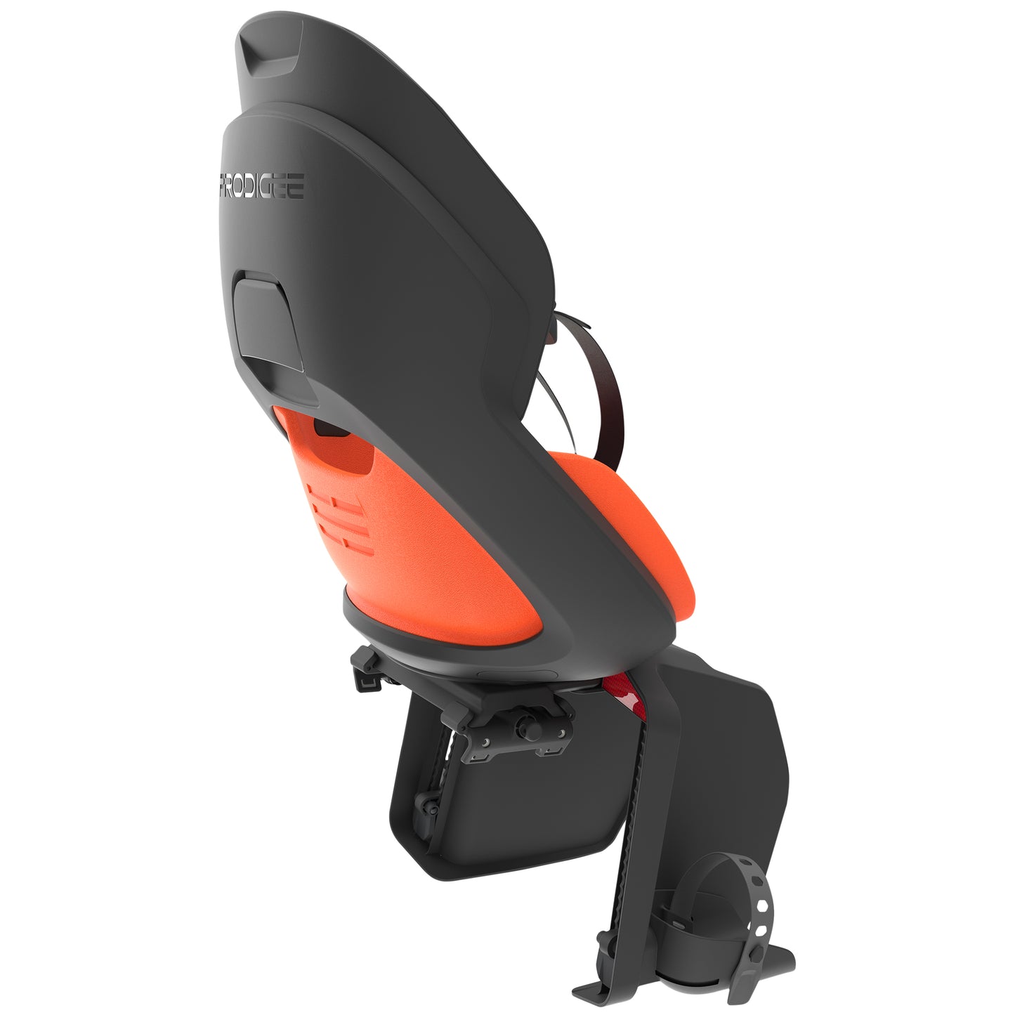 Prodigee Icon Rear Child Seat with Luggage Rack Orange Cushion