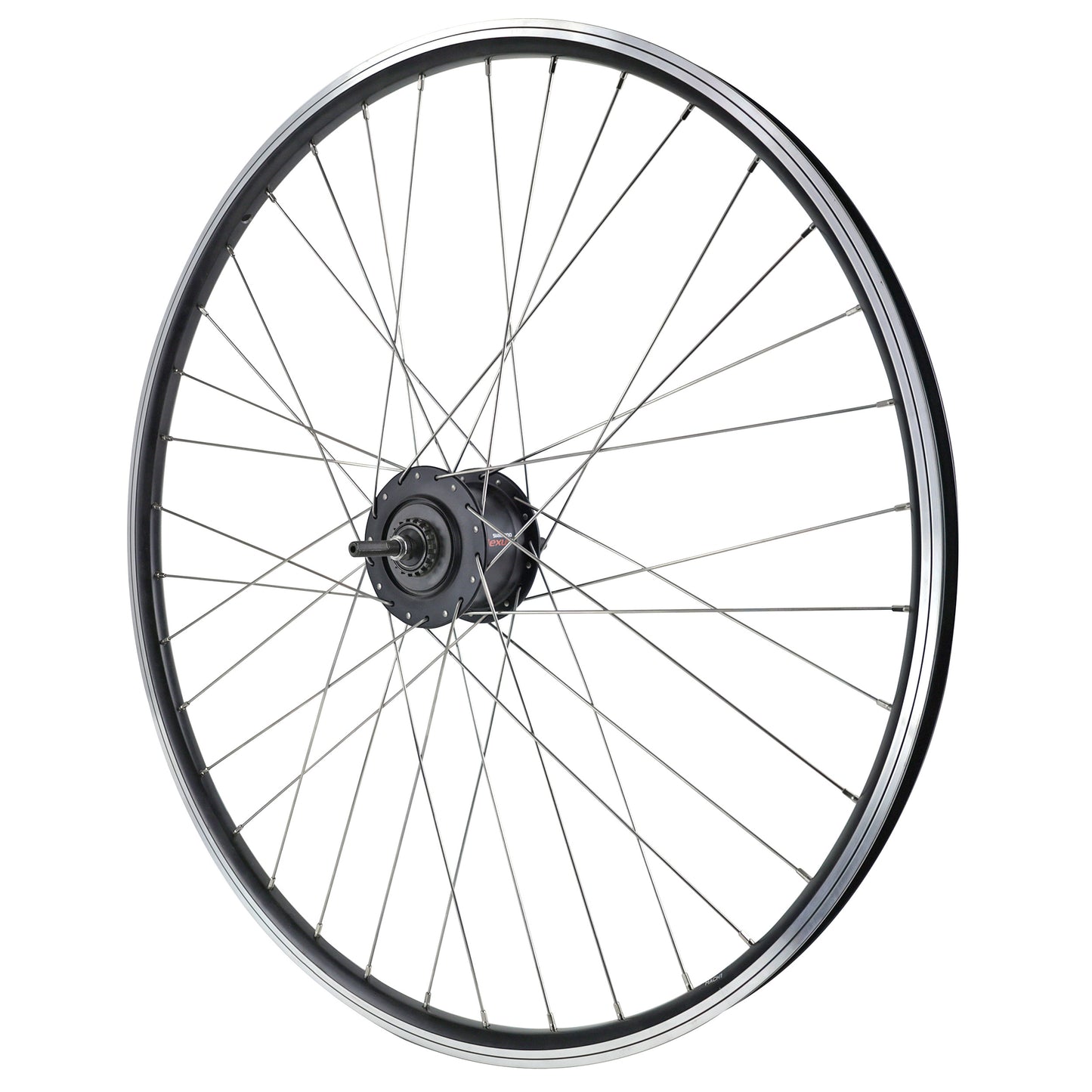 Roue PCP VTC patin 700x35 ER10 arrière noir double paroi moyeu Nexus 7V