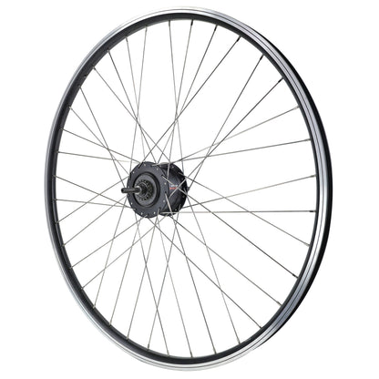 Roue PCP VTC patin 700x35 ER10 arrière noir double paroi moyeu Nexus 7V