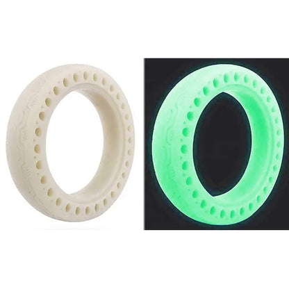 Pneu Trottinette plein 8.5 X 2.00 Vert Fluorescent (Pour Xiaomi M365 et autres) Largeur INT 37 mm