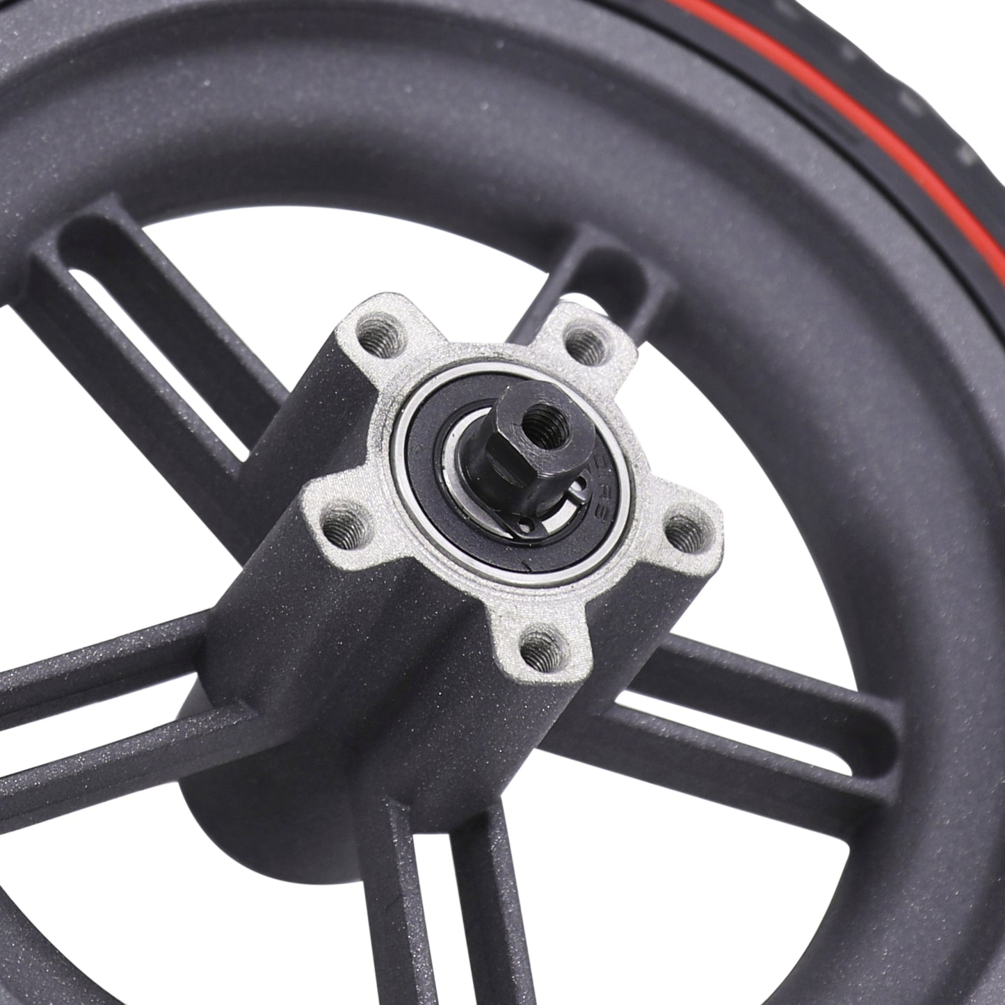 Roue arrière Xiaomi Pro Pro2 pneu 8,5 liseré rouge PCP