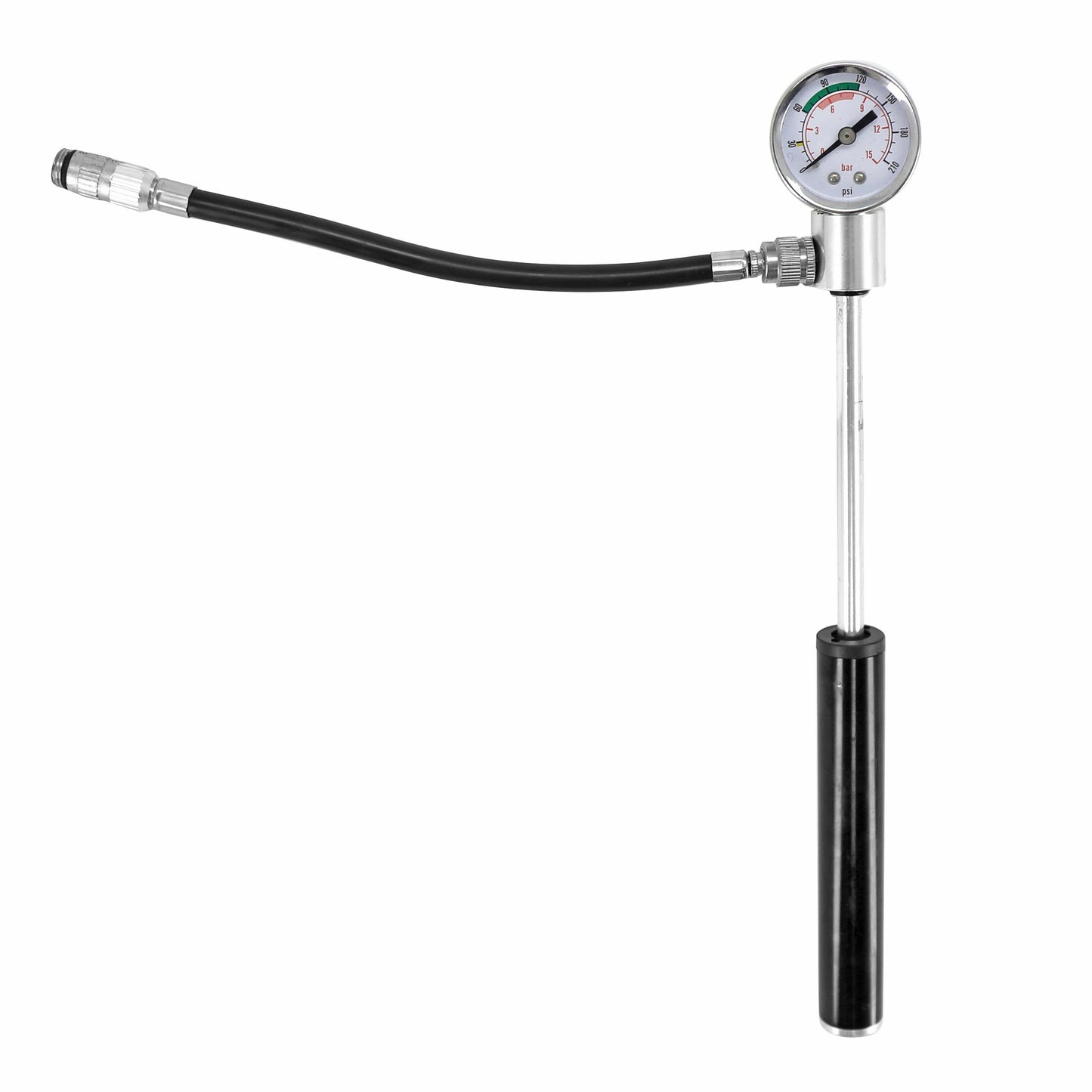 Pompe trottinette électrique alu noir VS manomètre 15 bars
