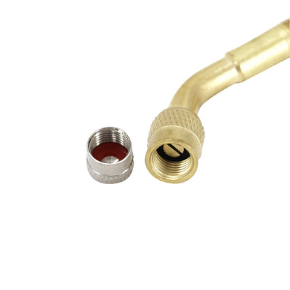 Aluminium scooter pump valve extender VS 45°