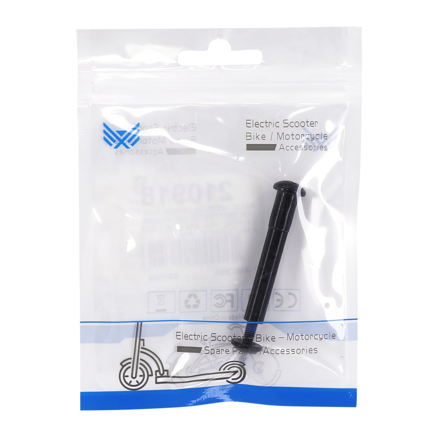 Folding Shaft Pin Axle Screw for Xiaomi M365/ 1S/ Essential/ Pro/ Pro 2/ Mi 3 Scooter Black (Sold Individually) PCP