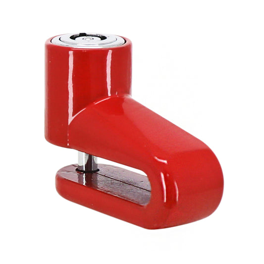 Antivol mini bloque disque trottinette rouge