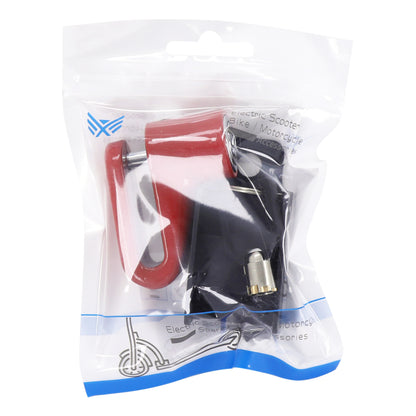 Antivol mini bloque disque trottinette rouge
