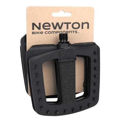 Pédale cargo e-bike Newton résine noir grip 9/16