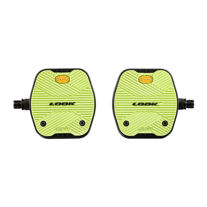 Look Geo City Grip Vibram yellow pedal