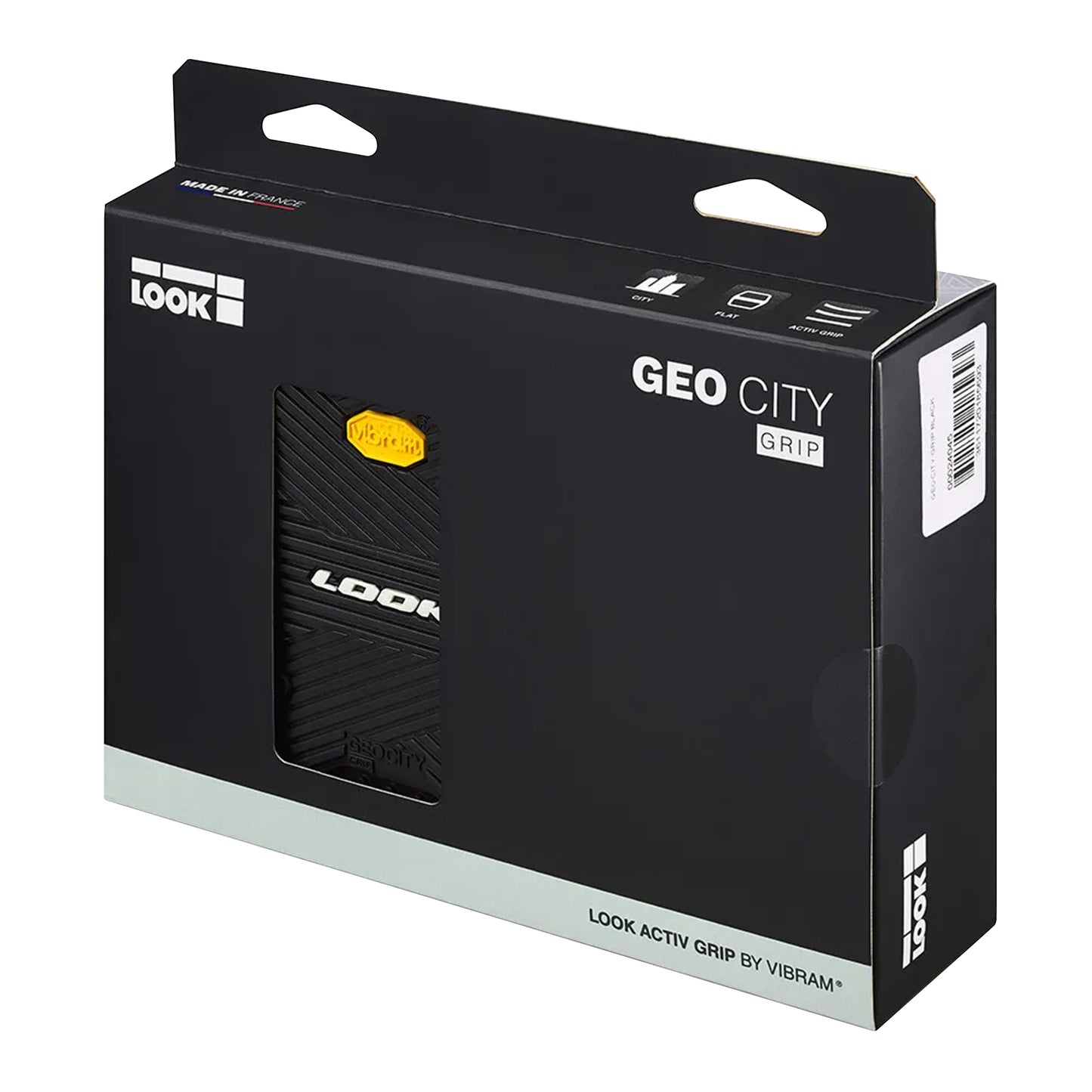 Pédale city Look Geo Vision USB Grip Vibram noir