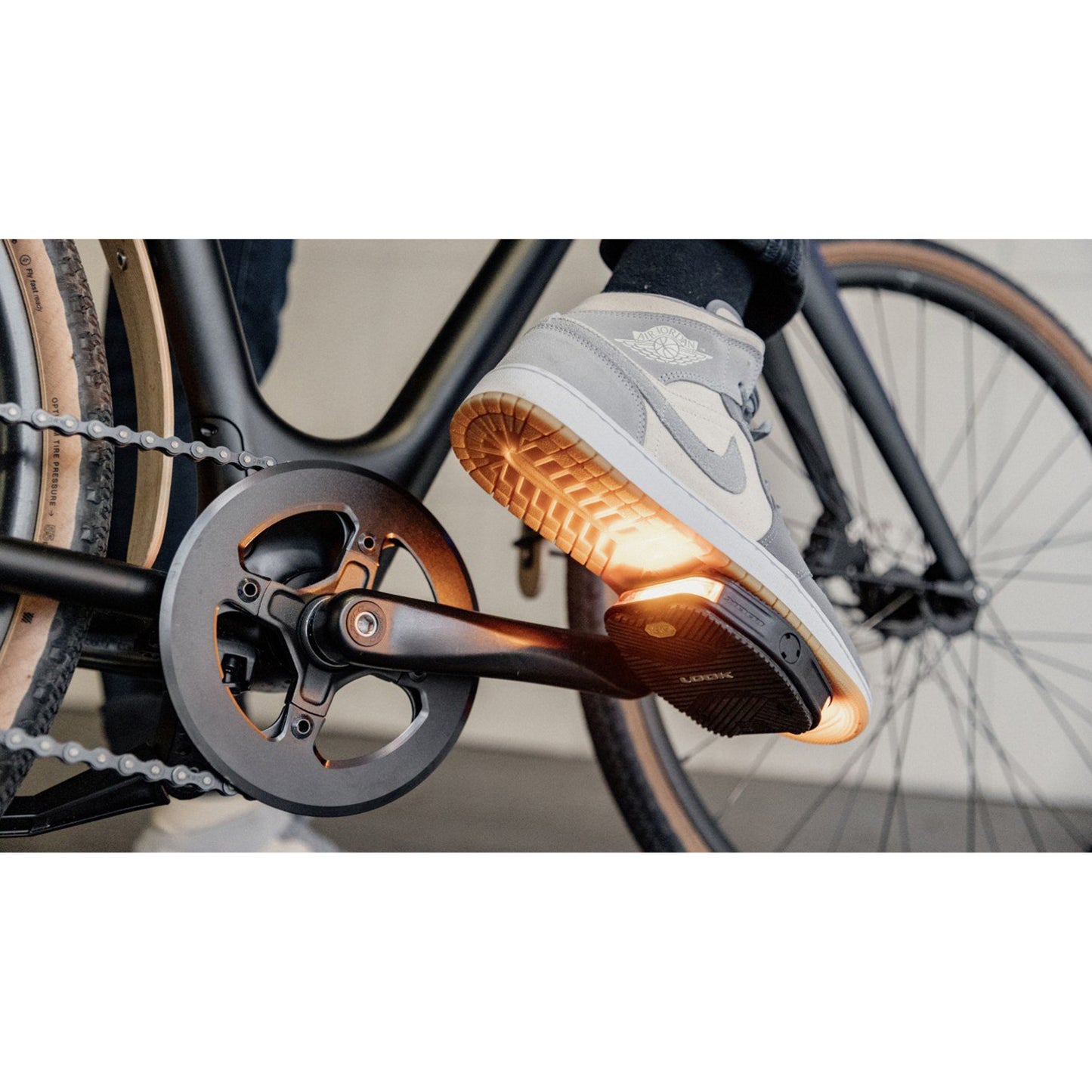 Pédale city Look Geo Vision USB Grip Vibram noir