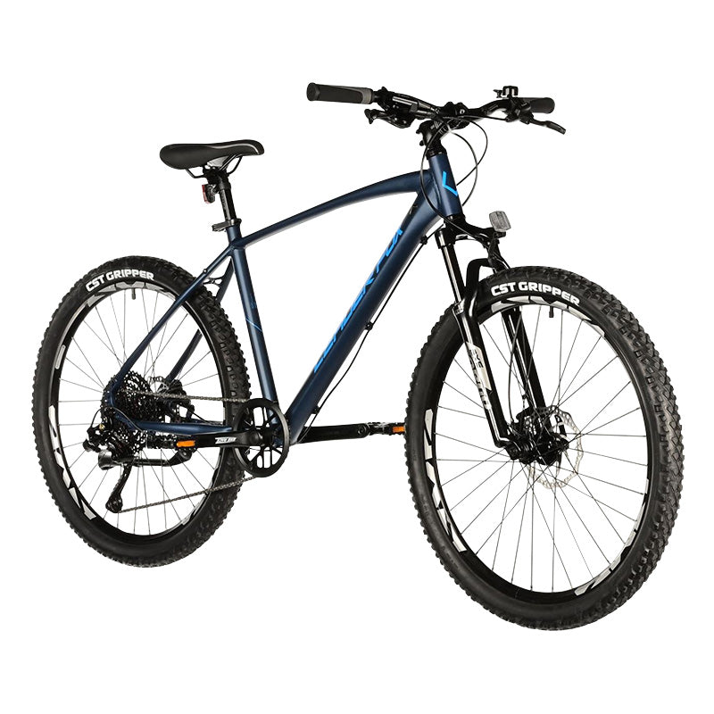 26" Leader Fox Factor Matte Midnight Blue 9-Speed Mountain Bike