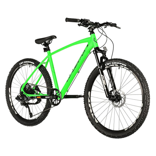 Leader Fox Factor 26" fluorescent matte green 9-speed muscle mountain bike