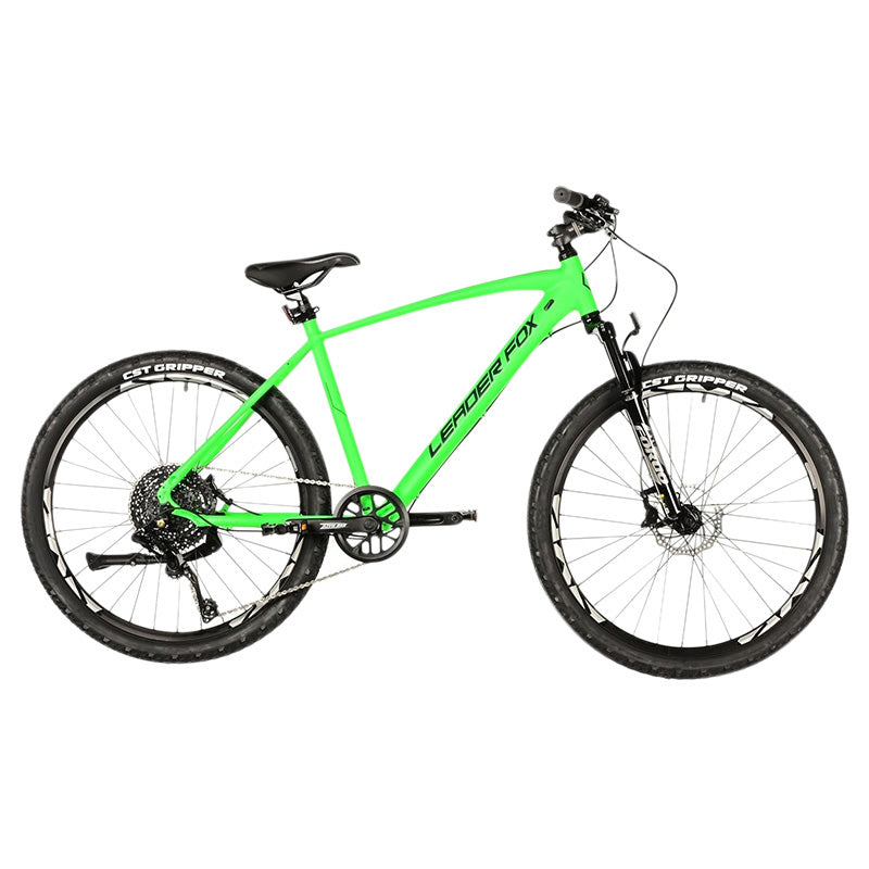 Leader Fox Factor 26" fluorescent matte green 9-speed muscle mountain bike