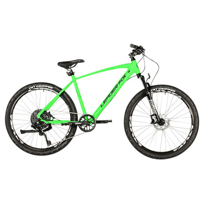 Leader Fox Factor 26" fluorescent matte green 9-speed muscle mountain bike