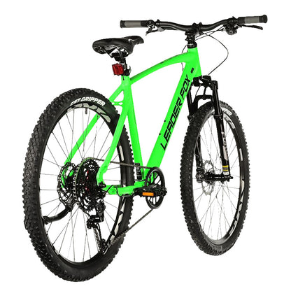 Leader Fox Factor 26" fluorescent matte green 9-speed muscle mountain bike