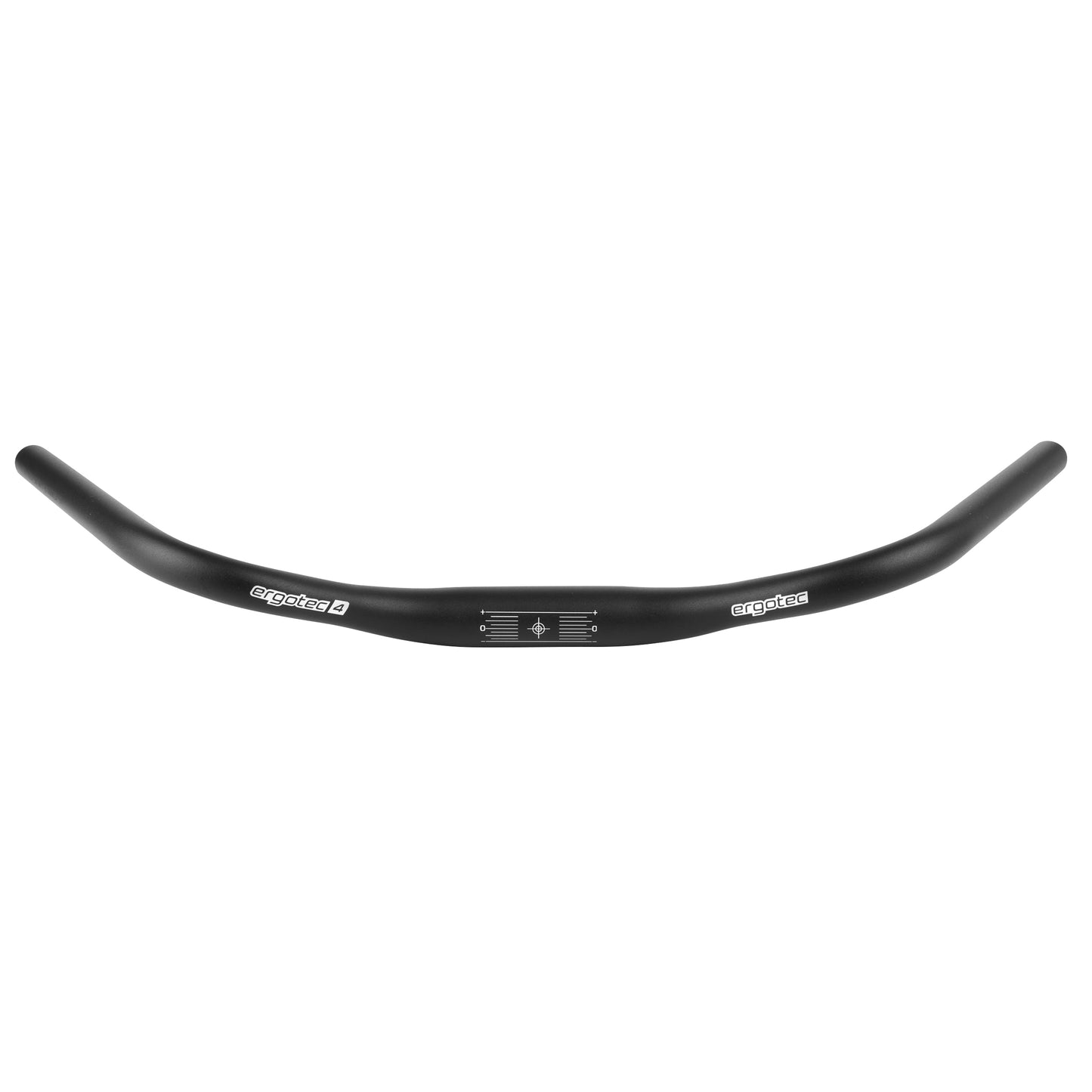 Ergotec Stuttgart aluminum black raised MTB-City handlebar, 31.8mm diameter, 610mm length