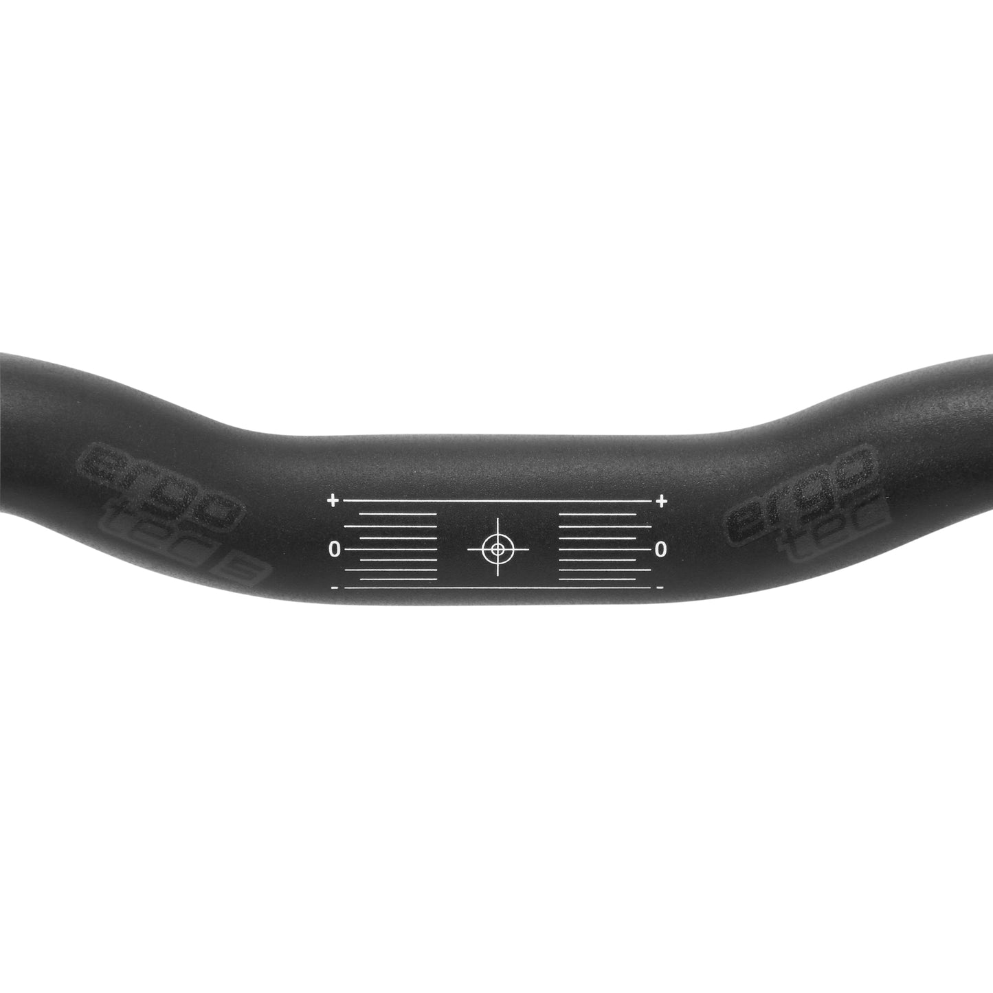 Cintre Route demi relève Ergotec randonneur alu noir diam 31.8mm l 420-513mm