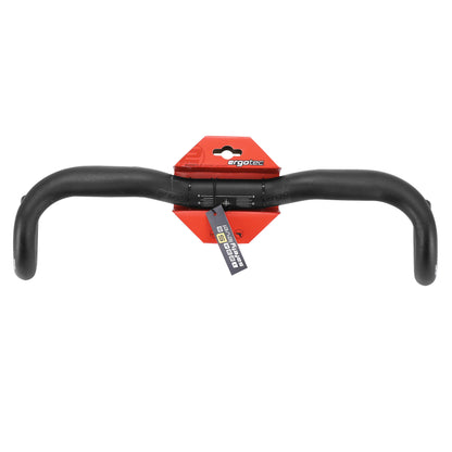 Cintre Route demi relève Ergotec randonneur alu noir diam 31.8mm l 420-513mm