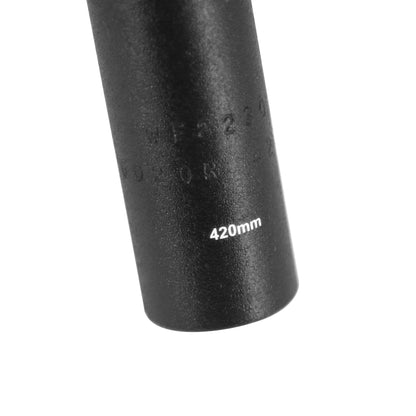Cintre Route demi relève Ergotec randonneur alu noir diam 31.8mm l 420-513mm