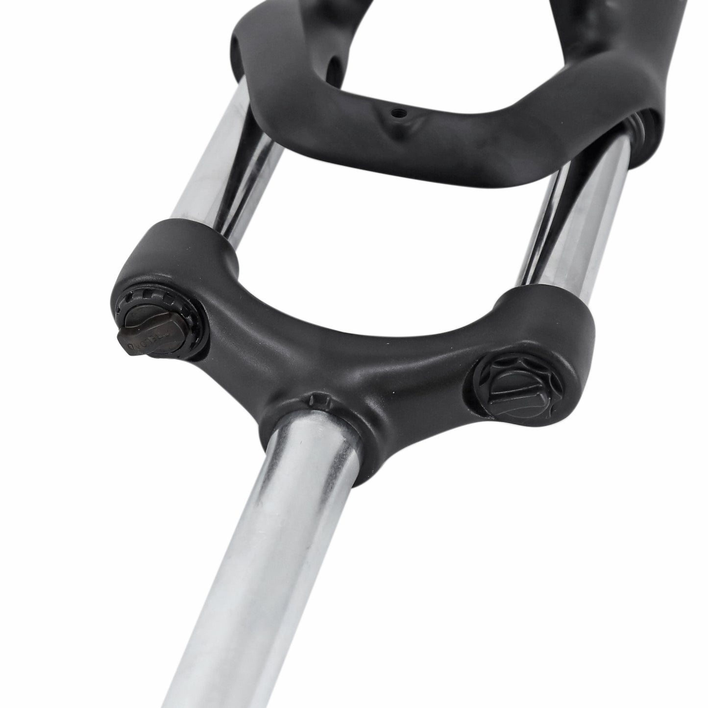 Fourche VTT 26 " Zoom 565mlo à ressort noir mat réglable deb. 80mm pivot lisse 240mm 1''1-8-28,6