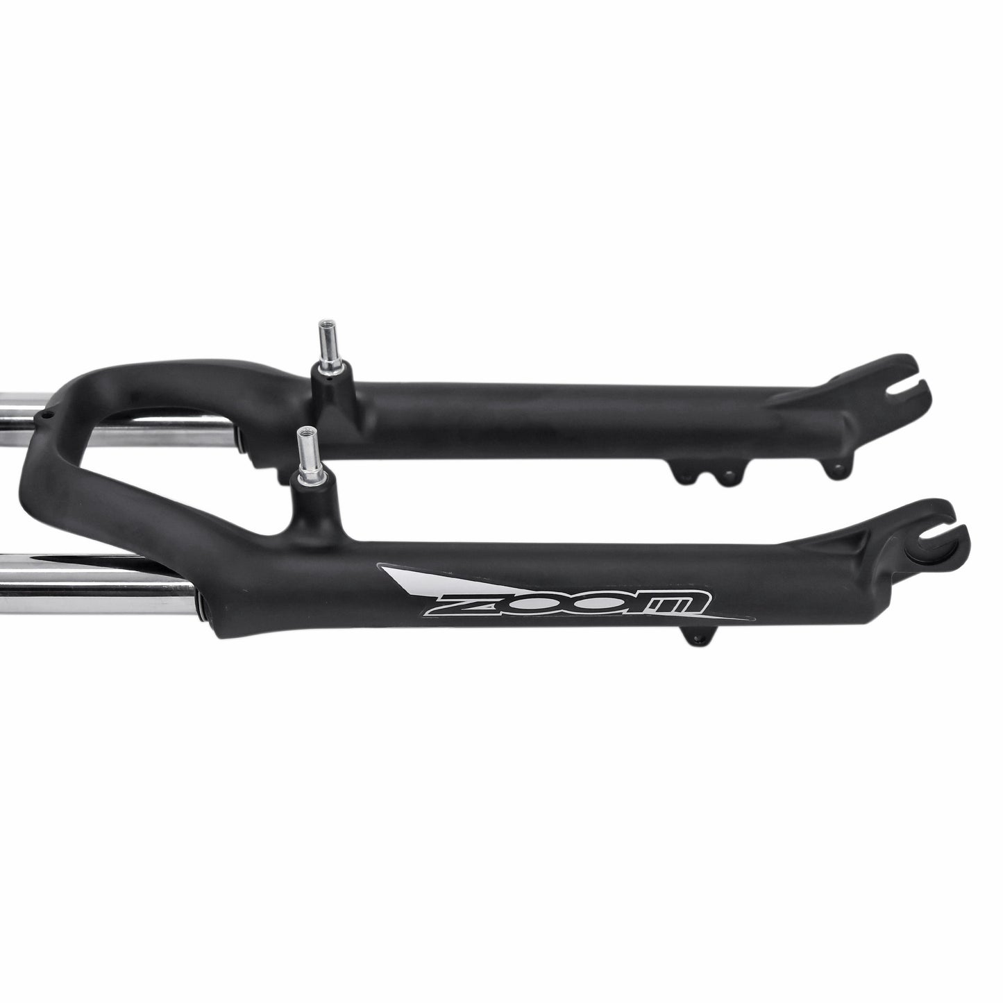 Fourche VTT 26 " Zoom 565mlo à ressort noir mat réglable deb. 80mm pivot lisse 240mm 1''1-8-28,6