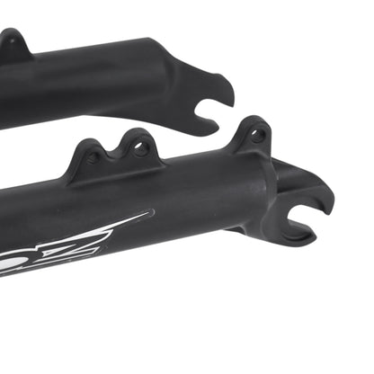 Fourche VTT 26 " Zoom 565mlo à ressort noir mat réglable deb. 80mm pivot lisse 240mm 1''1-8-28,6