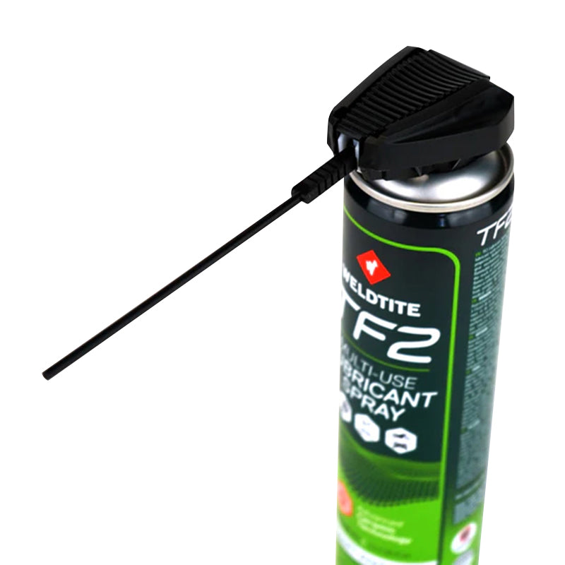 Lubrifiant vélo multi/usage Weldtite TF2 céramique (avec tete smart aérosol 400ml)