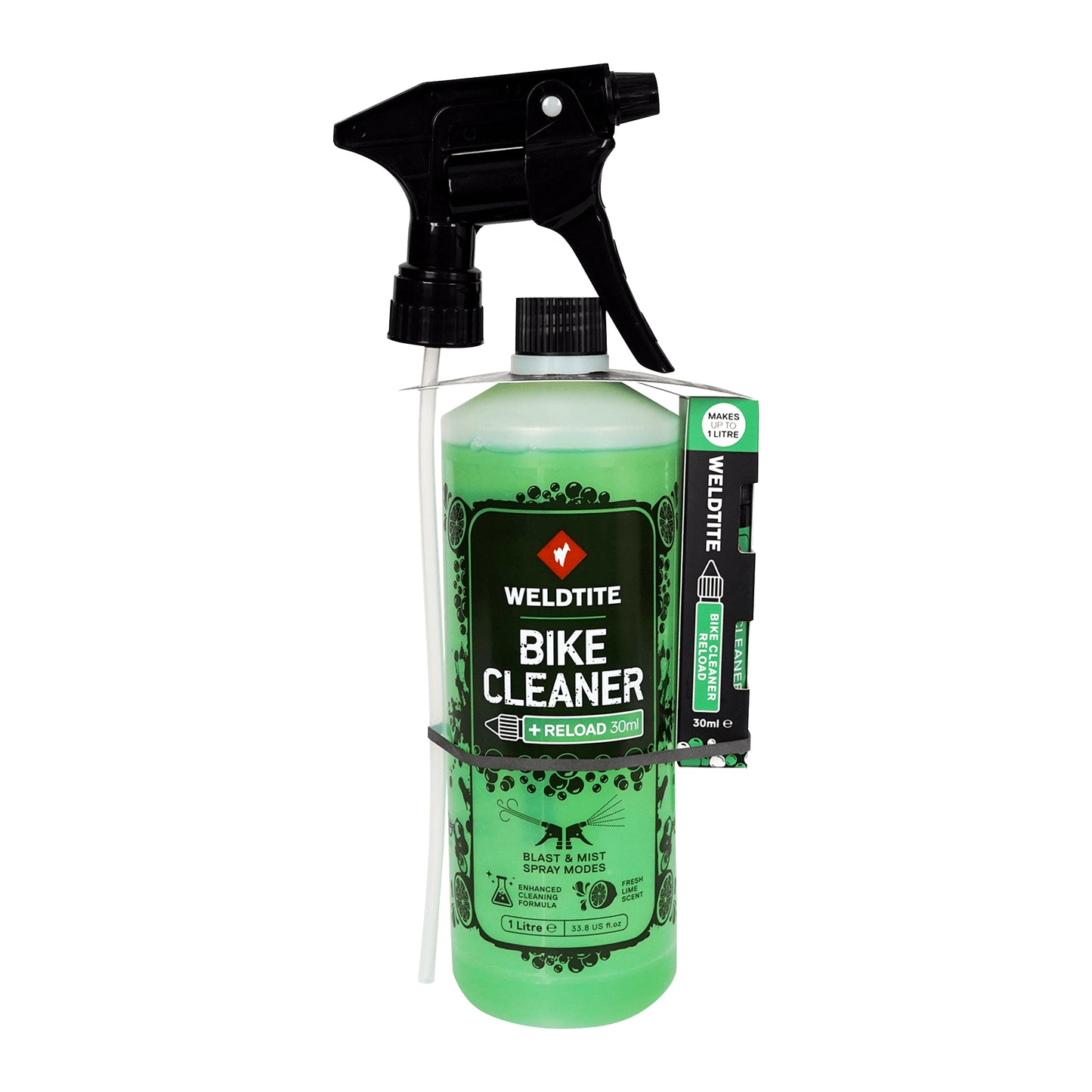 Nettoyant vélo Weldtite bike cleaner (1l) avec recharge (30ml)