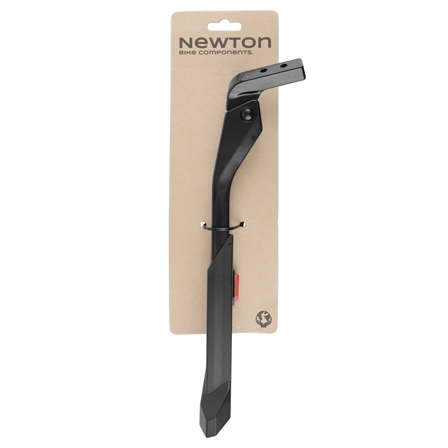 Newton 24-29" Black Adjustable Rear Side Kickstand Screw-On Mounting on Chainstay 18mm Spacing