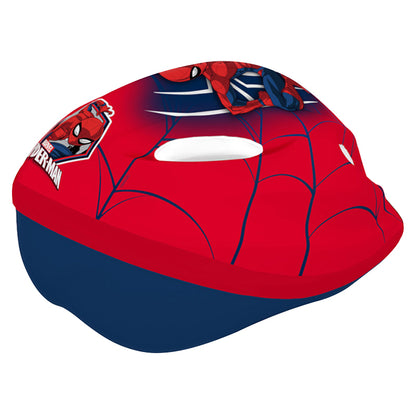 Casque vélo enfant Disney spiderman rouge avec molette réglage City