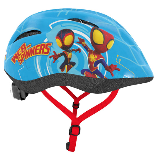 Casque vélo enfant Disney spidey bleu avec molette réglage