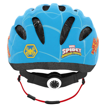 Casque vélo enfant Disney spidey bleu avec molette réglage