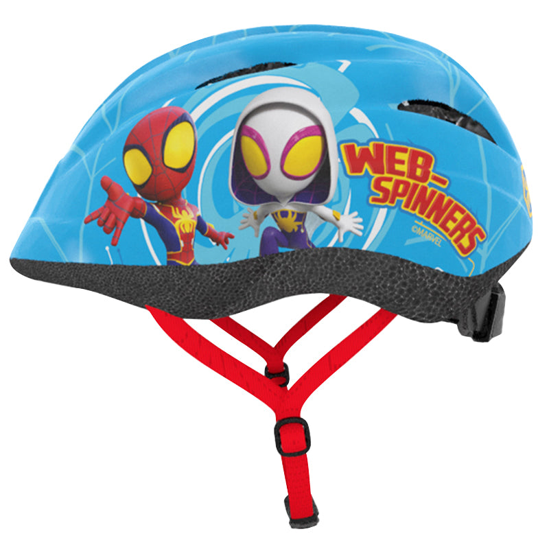 Casque vélo enfant Disney spidey bleu avec molette réglage