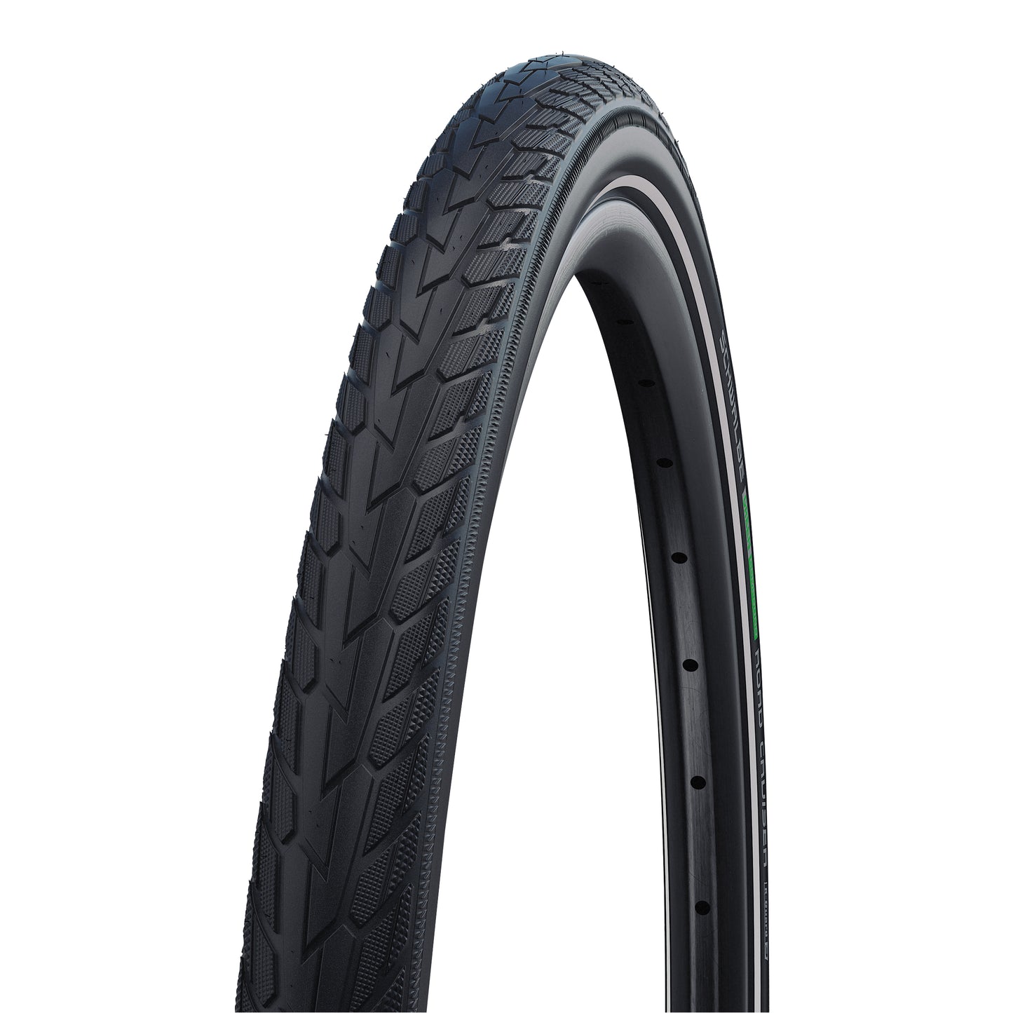 Pneu VTC Urbain 700 X 47 Schwalbe Road Cruiser HS484 Noir TR (47-622) flanc Reflex