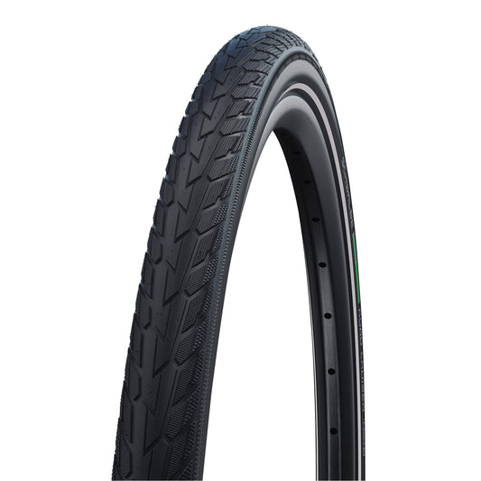 Hybrid Urban Tire 700 X 47 Schwalbe Road Cruiser HS484 Black TR (47-622) Reflective Sidewall