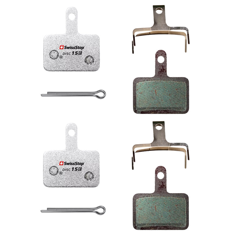 SwissStop MTB Disc Brake Pads for Shimano Deore Disc15E E-Bike 2 pairs