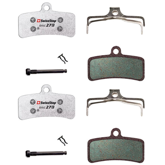 SwissStop Disc27E MTB Brake Pads for Shimano XTR XT SLX Disc (2 pairs)