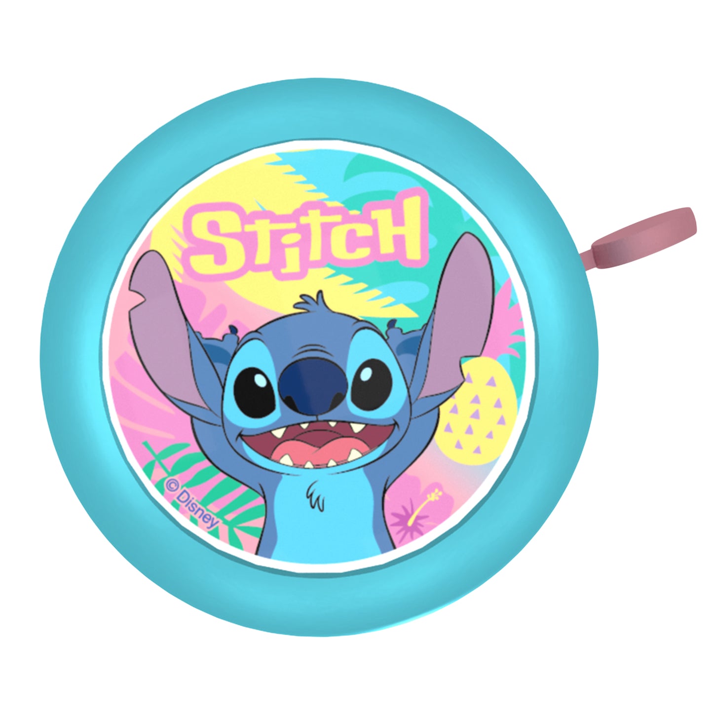 Sonnette enfant Disney Stitch bleu/rose