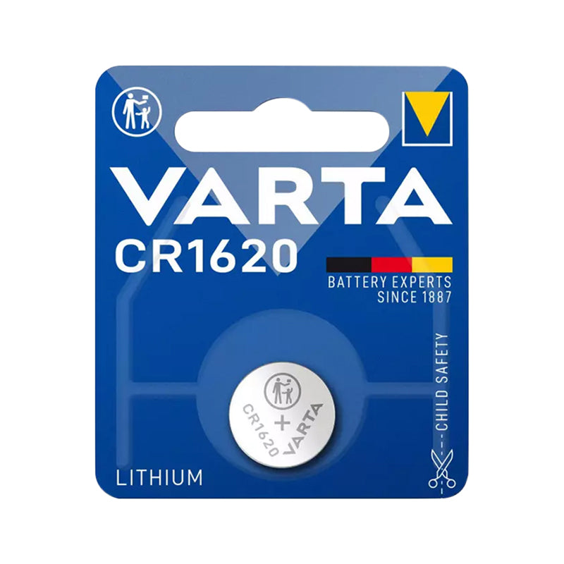 Pile bouton Varta CR1620 lithium 3V vendue à l’unité