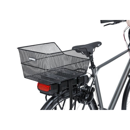 Panier arrière acier Basil Cento noir pour VAE