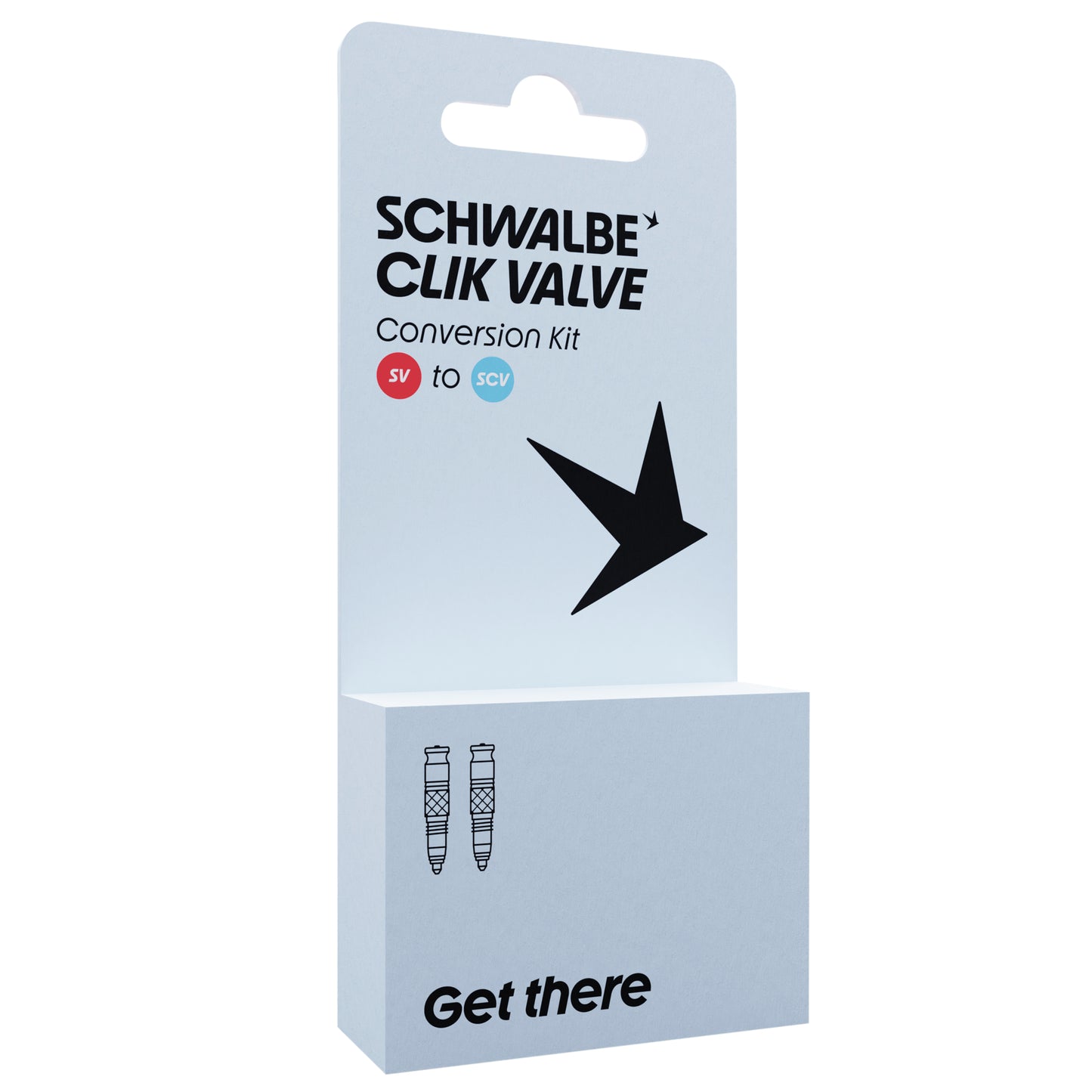 Presta Tubeless Valve Adapter to Schwalbe Clik Valve