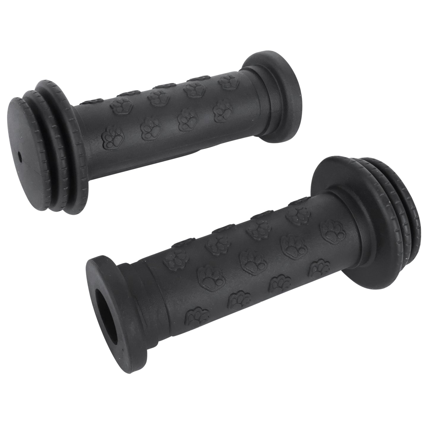 Poignées City enfant noir protection choc 100mm d17.5
