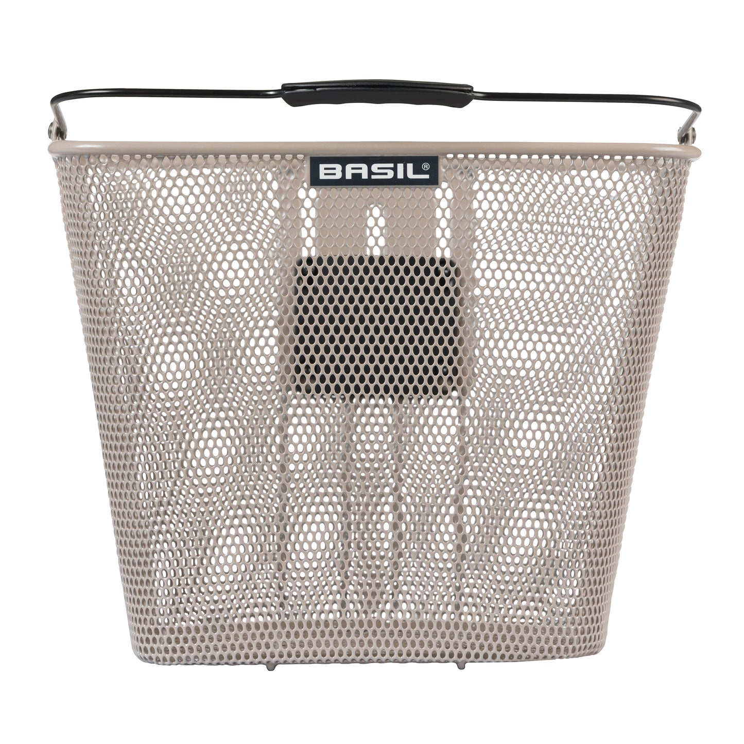 Panier avant acier Basil Bilbao beige amovible