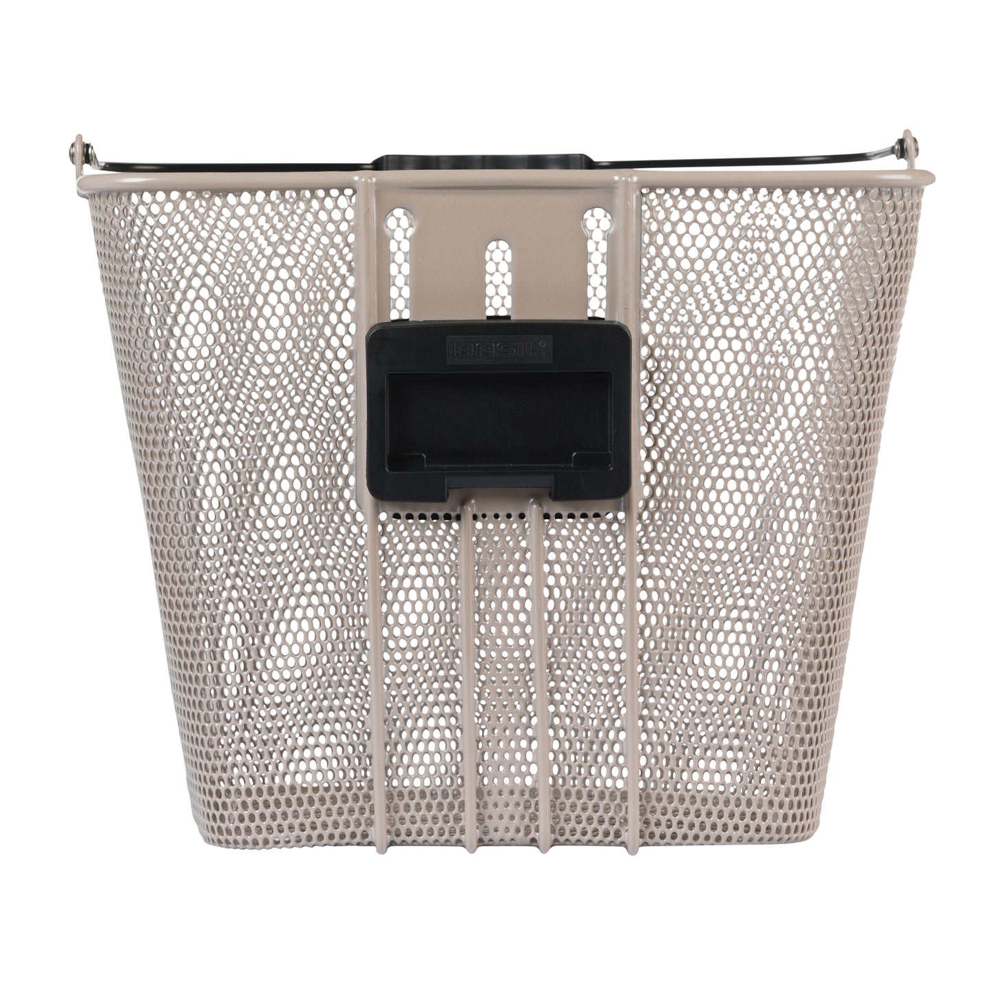 Panier avant acier Basil Bilbao beige amovible