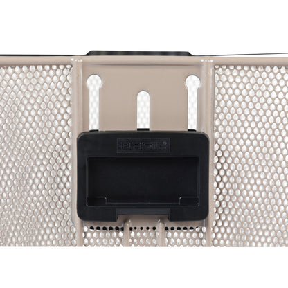 Panier avant acier Basil Bilbao beige amovible