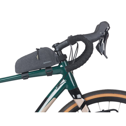 Sacoche de cadre vélo Basil navigator storm noir fixation velcro 0.8l