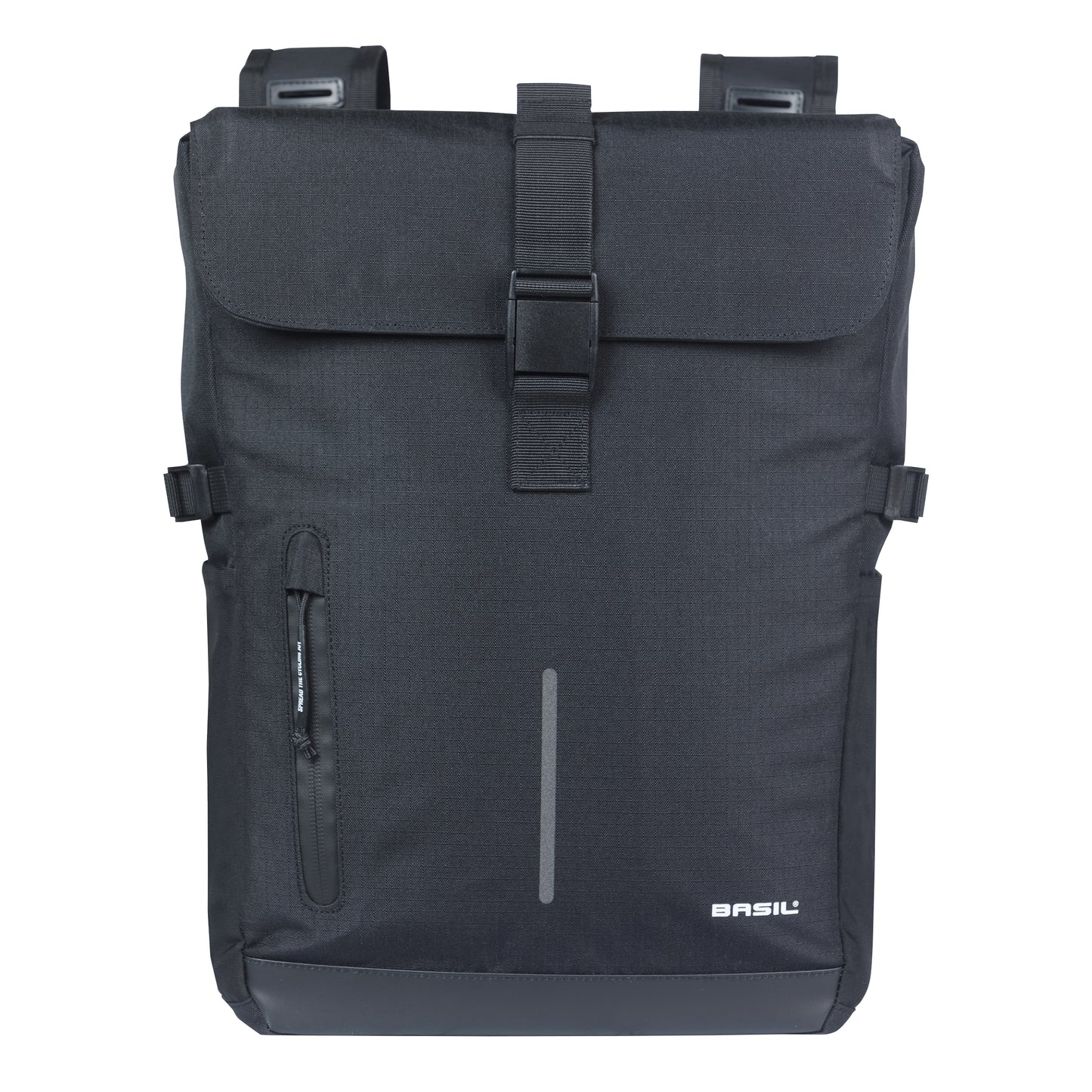 Basil Move 30L Double Rear Bike Pannier Black 16x27x38cm MIK 2.0 Compatible Fixing System Not Included