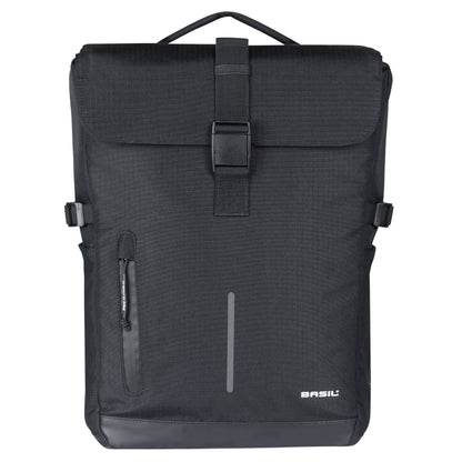 Basil Move double rear bike pannier 30l black 16x27x38cm including MIK 2.0 attachment