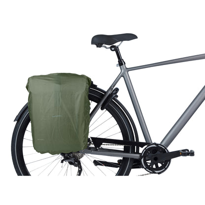 Basil Move double rear bike pannier 30l black 16x27x38cm including MIK 2.0 attachment